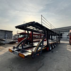 Camiones Tractores de Dos Pisos para Transporte de Automóviles, 8 Asientos, 3 Ejes, 17 m, Elevación Hidráulica, Remolques para Transporte de Vehículos - Product Image 3