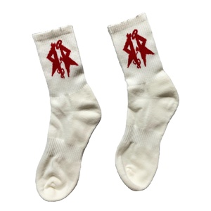 DENIMGUYS Logo personalizzato di alta qualità sport antiscivolo atletico calcio aderente calzini antiscivolo calcio <span class=keywords><strong>pantaloncini</strong></span> calzini per gli uomini - Product Image 1