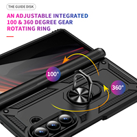 Coque de protection antichoc ultra-résistante avec anneau pour Samsung Galaxy Z Fold 8 Ultra, support métallique pour téléphone Z Fold 8 Ultra