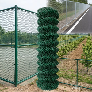 <b>Plastic</b>-coated Chain Link <b>Mesh</b> for Sports Courts, Farm Livestock Isolation Net, Road <b>Plastic</b>-coated Fence Net - Product Image 3