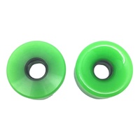 Roues de patins à roulettes OEM complètes à quatre vitesses 65mm * 36mm 78A-95A, roues de patins quad personnalisées 65mm, roues de patins plates 65mm avec roulement