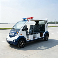 Véhicule de patrouille électrique au meilleur prix avec caisse de chargement 72V 100AH pour campus communautaire certifié CE