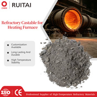 Matériau réfractaire coulable spécial Ruitai pour four de chauffage, résistant aux hautes températures, à prix avantageux