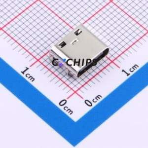 TYPE-611-T3-5A USB Connector SMD Connector ( Connector Type: Type-C )( Protocol Standard: USB 3.1 )( Gender: Female ) - Product Image 1