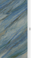 Dalles PVC grand format A2-261 1200x3000mm effet marbre bleu moderne veiné gauche-droite continu pour revêtement mural intérieur