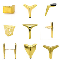 TK-J461 meubles de cuisine matériel d'or chrome de fer en métal canapé jambes