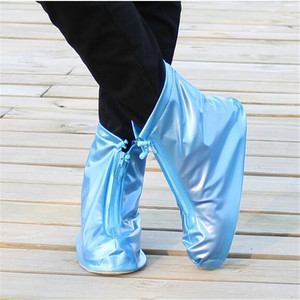 Couvre-chaussures unisexes réutilisables imperméables avec semelle antidérapante pour hommes et femmes, protègent les chaussures de la pluie et de la boue - Product Image 2