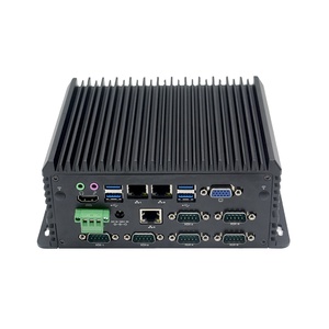 XLW RS232 485 DB9 COM Intel I7 6 7 8 10.ª Generación Integrado DDR4 Win10 Linux Ubuntu MSATA VGA HD 2 LAN GPIO PC Industrial Sin Ventilador - Product Image 1