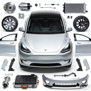 Parachoques Delantero YUCHI 2021-2025 para Tesla Model Y Sin Orificio 1493736-SO-A - Product Image 6