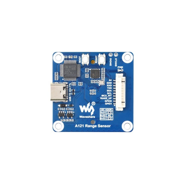 A121 60GHz MmWave Radar, Micro-Motion Detection Module,  Pulsed Coherent Radar (PCR) , High-precision Distance Measurements