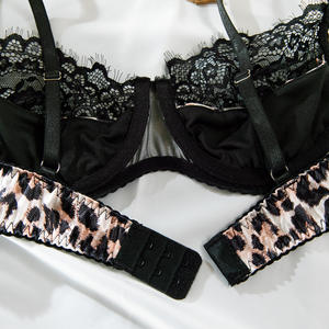 R1134A 2ピースレースシースルーセクシー下着セット成熟した女性ヒョウセクシーランジェリー - Product Image 5