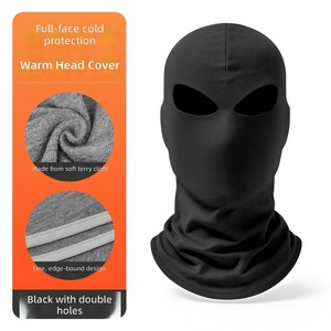 Masque de ski JX personnalisé avec logo imprimé, couleur unie, vierge, uni, pour le sport, le cyclisme, la moto, masque de ski <span class=keywords><strong>2</strong></span> trous, cagoule ninja, cagoule crâne - Product Image 3