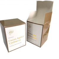 Boîte cadeau de luxe personnalisée en gros pour bougie avec couvercle rabattable pour mariage