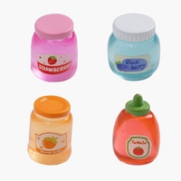 Makanan Kaleng Selai Jeruk Blueberry Mikro-Lanskap, Aksesoris Gantung Dekoratif DIY, Ornamen Mini Desktop Kecil