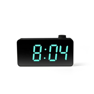 Многофункциональные светодиодные часы, электронные часы-зеркало, цифровой будильник, светодиодные электронные часы-будильник - Product Image 6