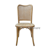 Chaises de salle à manger empilables classiques en bois massif et rotin, écologiques et stables, idéales pour appartements et mariages – Offre Spéciale