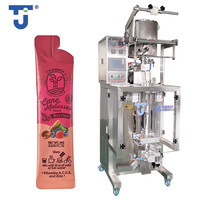 Machine de remplissage automatique VFFS pour sachets d'emballage alimentaire, boissons énergisantes, sachets de fructose, gelée liquide, sirop, confiture, miel, sauce