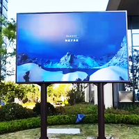 Layar Iklan LED P8 Warna Penuh Dalam Ruangan dengan Rating IP65 Kecerahan Tinggi 5000cd OEM untuk Penggunaan di Bandara & Aula Pameran