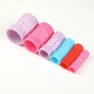 Factory Price Wholesale Plastic Snap On Hair Rollers Custom Color/Size Cold Wave Rods Jumbo Curlers Roller