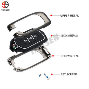 Étui de protection pour clé intelligente de voiture en alliage de zinc, coque de protection pour Dongfeng Fengxing Forthing T5 <span class=keywords><strong>EVO</strong></span>, accessoires de porte-clés - Product Image 4