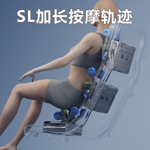 เก้าอี้นวด AUX SL Rail 4D พร้อมหุ่นยนต์นวดมือ สำหรับใช้ในบ้าน โซฟาไฟฟ้าอัจฉริยะ - Product Image 3
