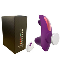 Mini Magnetischer Saugvibrator für Draußen Tragbar Unsichtbar Kabellos Fernbedienbar Aufladbarer Dildo Frauen-Sexspielzeug