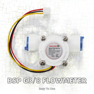 Датчик потока воды G3/8\" с турбиной на основе эффекта Холла для очистителей воды/кофемашин/фильтров, пластиковый расходомер CE Hj - Product Image 3
