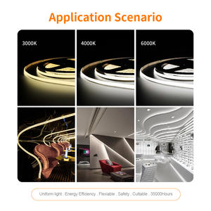 ไฟ LED แถบบางเฉียบ4มม. 12V สำหรับ<span class=keywords><strong>รถ</strong></span>ยนต์ใต้ตู้เฟอร์นิเจอร์ห้องนอนเพดานโรงรถบันได - Product Image 5