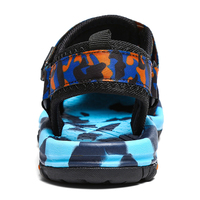 Sandales d'été Cema pour garçons, motif araignée, avec protection des orteils, chaussures de plage à scratch, idéales pour l'extérieur