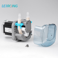 Pompe doseuse péristaltique 24v 3000 ml/min avec tête de pompe échangeable à moteur pas à pas bipolaire et tube péristaltique armé