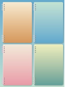 Đầy Màu sắc A5 mô hình sóng máy tính xách tay giấy máy tính xách tay có thể điều chỉnh thông tư cuộn dây máy tính xách tay Bộ cho sinh viên Cô Gái Văn phòng phẩm Nguồn cung cấp - Product Image 4