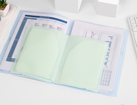 Organizador de Archivos de Plástico PP, Tamaño A4 y A5, Carpeta Transparente para Libros y Archivos