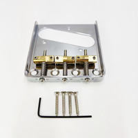 6-String TL Cylindrical Brass Bridge Three-sided Pickup & Tension Plate Full Set Electric Guitar Accessories