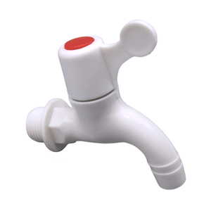 Yunsu New <b>Wall</b> Mounted White Durable DN15 Bathroom Small Plastic Faucet 1/2" Water Taps - Product Image 6