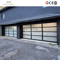 Porte de garage en acier coloré MULTI-TEINTES résistante au vent fort avec commande par application intelligente et porte latérale pour un accès facile