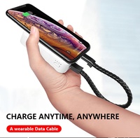 Câble de Charge Rapide Micro USB Type-C 2A Bracelet pour Téléphone Portable pour iPhone 13 14 15 16 17 Pro Max et Android