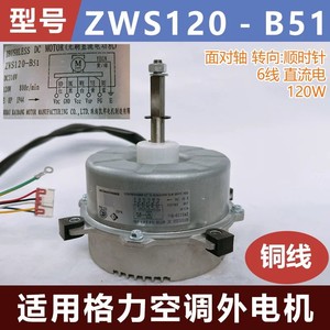 ZWS120-B51 มอเตอร์ไร้แปรงถ่าน 120W 800 รอบต่อนาทีสำหรับเครื่องปรับอากาศหน่วยกลางแจ้ง 6 สาย DC310V IP44 - Product Image 5
