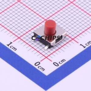 UK-B0230-G5-250 Tactile Switch SMD-5P,6.2x6.2mm Switch Single Pole Single Throw Round Button 2.5N Vertical Mount - Product Image 1