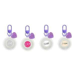 Llavero Colgante de CD con Diseño de Dibujos Animados Personalizado al por Mayor, JUNGKOOK <span class=keywords><strong>JIMIN</strong></span> V <span class=keywords><strong>JIN</strong></span> RM JHOPE SUGA, con Impresión UV en Acrílico, Regalo de Moda - Product Image 3