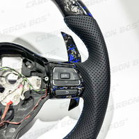 Volant en fibre de carbone pour Volkswagen VW Golf Mk6 Gti MK7 7.5 Mk6 Mk5 Mk4 GTI GTD R Polo GTI CC Passat Tiguan