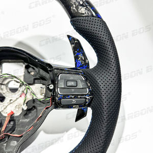 Volante de fibra de carbono para <span class=keywords><strong>Volkswagen</strong></span> VW Golf Mk6 Gti MK7 7,5 Mk6 Mk5 Mk4 GTI GTD R Polo GTI CC Passat Tiguan - Product Image 2