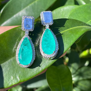 Emerald Tragus Piercing Jewelry <span class=keywords><strong>orecchini</strong></span> Vintage con smeraldo <span class=keywords><strong>orecchini</strong></span> in <span class=keywords><strong>argento</strong></span> Sterling con smeraldo per donna 925 - Product Image 3