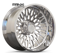 Jantes en aluminium forgé monobloc sur mesure 6061-T6, finition polie, concave profond, 20x10 22x10 22x12 24x14 26x16 pour Ford F150 F250 Chevy RAM