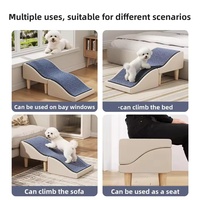 Escalier pliable réglable pour animaux de compagnie, rampe d'accès pour chiens, aide à l'escalade pour lit et canapé, marchepieds sécurisés et robustes pour chiens, marchepieds pour chaussures