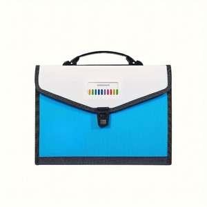 Khuyến mại mở rộng thư mục xử lý pháp lý Kích thước nhựa accordion mở rộng hàng tháng xách tay thư mục Túi - Product Image 4