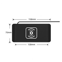 Hot Sales Günstiger Preis Wireless Auto ladegerät Pad 15W Wireless 2 in 1 Schnell lade matte für Main Stream Phone