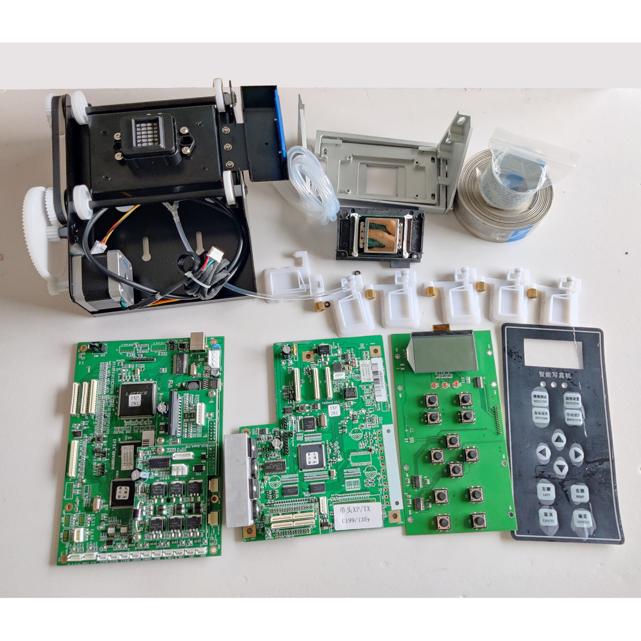 Комплект преобразователей dx5 в xp600, принтер с эко-растворителем