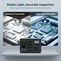 Controlador de atenuación LED digital de 8 canales con ajuste dinámico de luminancia para sistemas de procesamiento de semiconductores