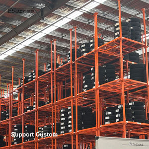 Solución Logística Desmontable que Ahorra Espacio, Estante para Neumáticos Desmontable y Apilable - Product Image 2