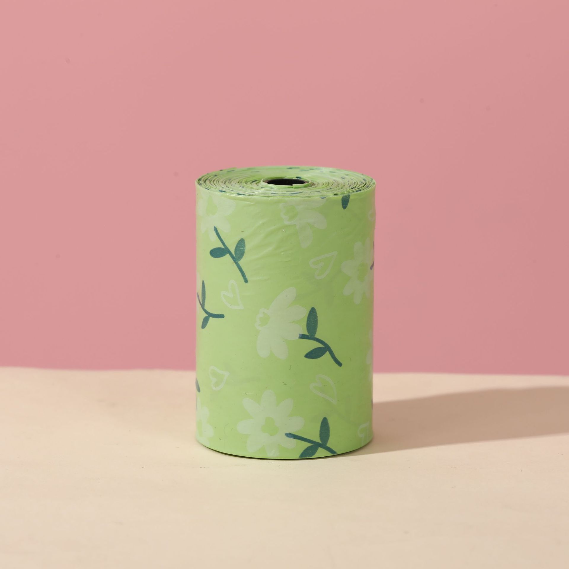 Green floral pattern [2.0mm thread, 20 drawstrings]